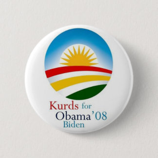 Kurds for Obama 2 Inch Round Button