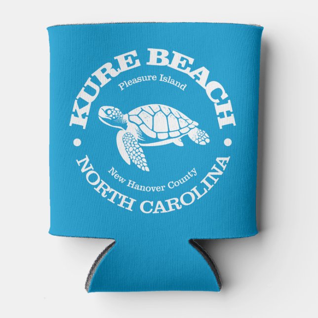 Kure Beach (sea turtle) Can Cooler (Front)