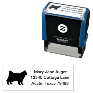 Kurilian Bobtail Cat Personalized Self-inking Stamp