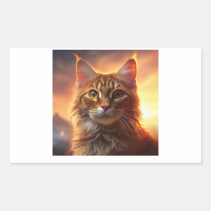 Kurilian Bobtail Cat Sticker