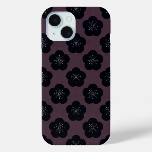 KURO UME - Bold-Bordeaux iPhone 15 Case