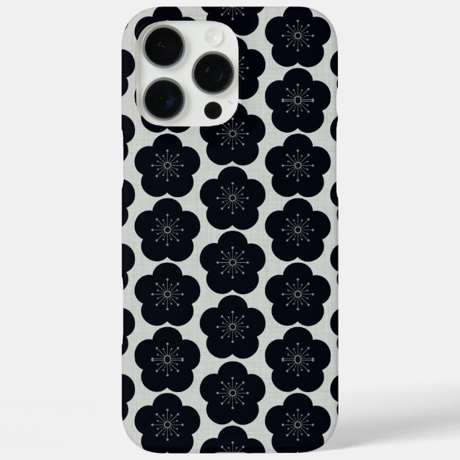 KURO UME - Seamless - White Case-Mate iPhone Case (Back)