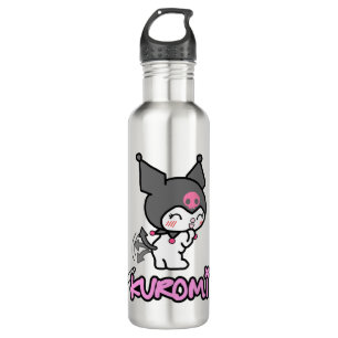 Kuromi Tumbler Wrap for Transparent Cup   Cute  710 Ml Water Bottle