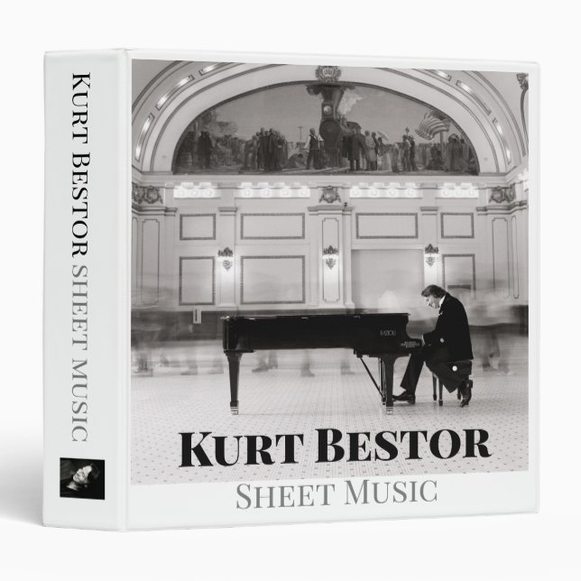 Kurt Bestor Sheet Music Folder Binder (Front/Spine)