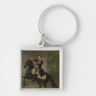 Kurt Christoph Graf von Schwerin on horseback Keychain