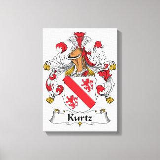 Kurtz Family Crest Canvas Print