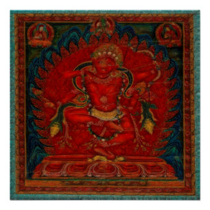 Kurukulla from Tibetan Buddhism Poster