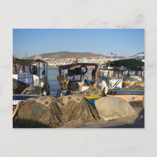 Kusadasi Fishing Harbour Postcard