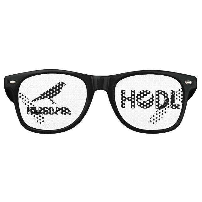Kusama cryptocurrency - Kusama KSM  T-Shirt Retro Sunglasses (Front)
