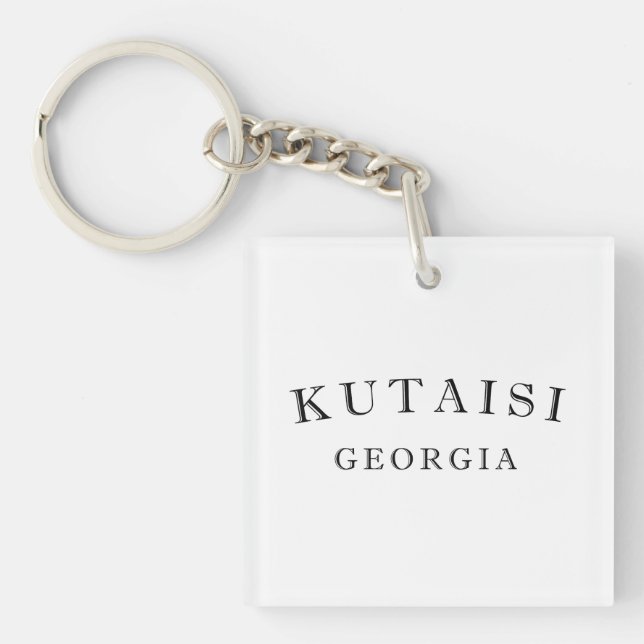 Kutaisi Georgia Keychain (Front)