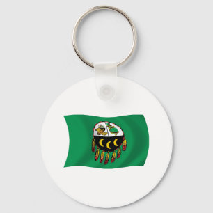 Kutenai Tribe Flag Keychain