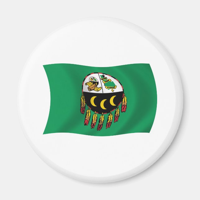 Kutenai Tribe Flag Magnet (Front)