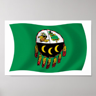 Kutenai Tribe Flag Poster Print