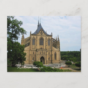 Kutná Hora Saint Barbara Church Postcard