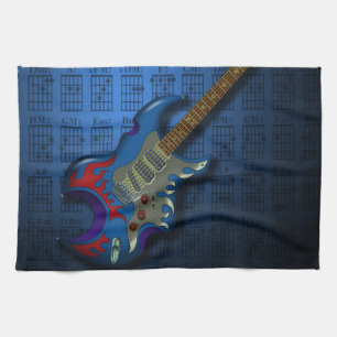 KuuMa Guitar 02 (B) Kitchen Towel