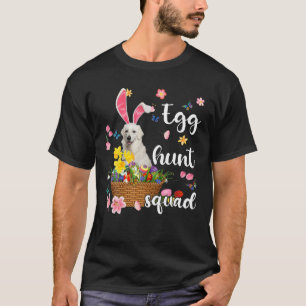 Kuvasz Happy Easter Day Easter Colourful Egg Hunt T-Shirt