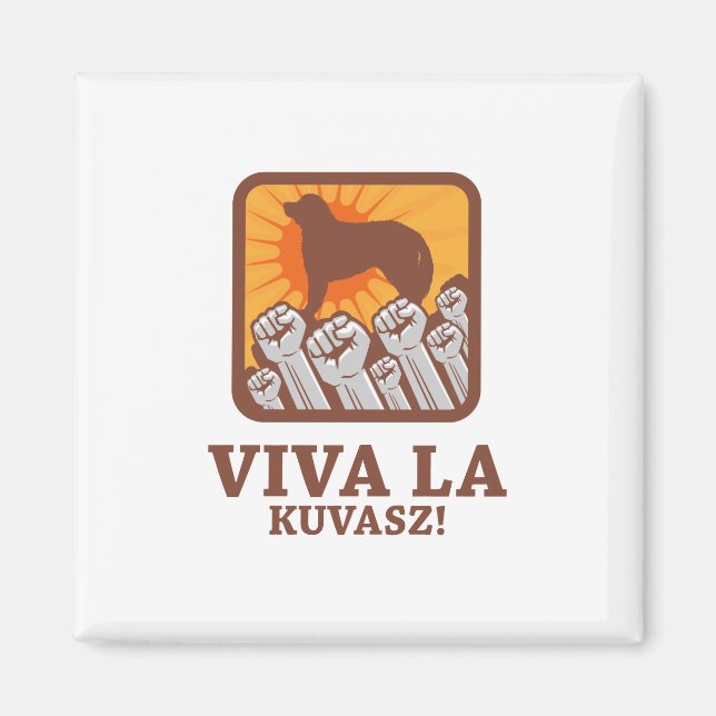 Kuvasz Magnet (Front)