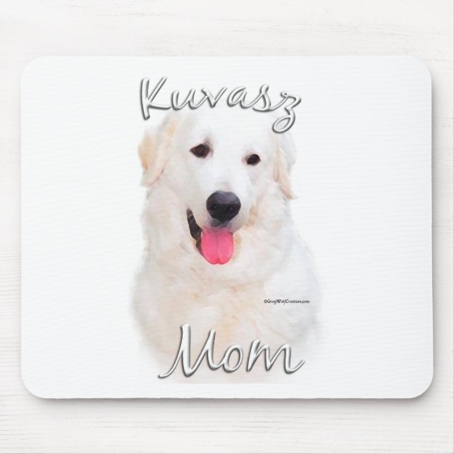 Kuvasz Mom 2 Mouse Pad (Front)