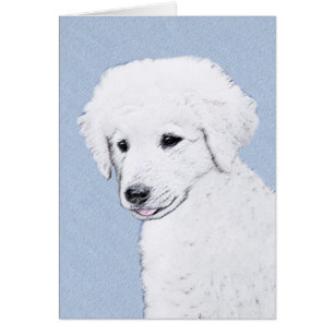 Kuvasz Painting - Cute Original Dog Art