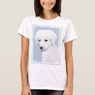 Kuvasz Painting - Cute Original Dog Art T-Shirt
