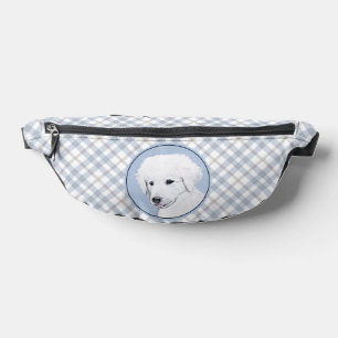 Kuvasz Painting Hungarian Cute Original Dog Art Fanny Pack
