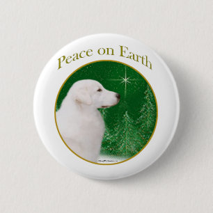Kuvasz Peace 2 Inch Round Button