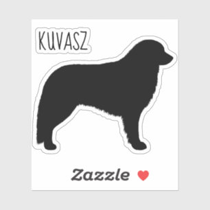 Kuvasz Silhouette Sticker