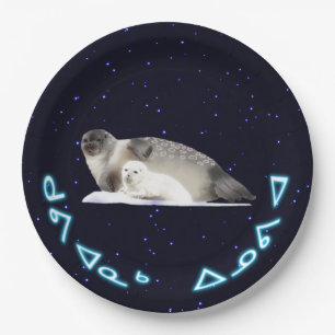 Kuvianak Innovia - Ringed Seal Paper Plate