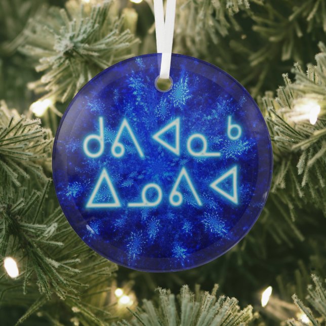 Kuvianak Innovia - Snowburst Glass Ornament (Insitu)