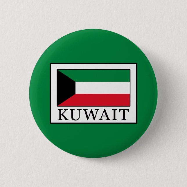 Kuwait 2 Inch Round Button (Front)