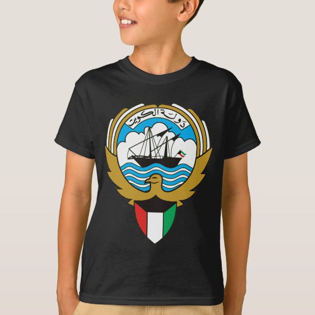 Kuwait coat of arms T-Shirt (Front)