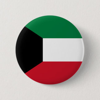 Kuwait Flag 2 Inch Round Button