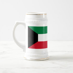 Kuwait Flag Beer Stein