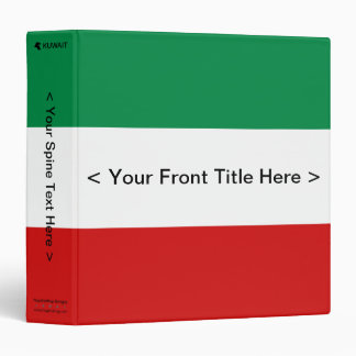 Kuwait Flag Binder