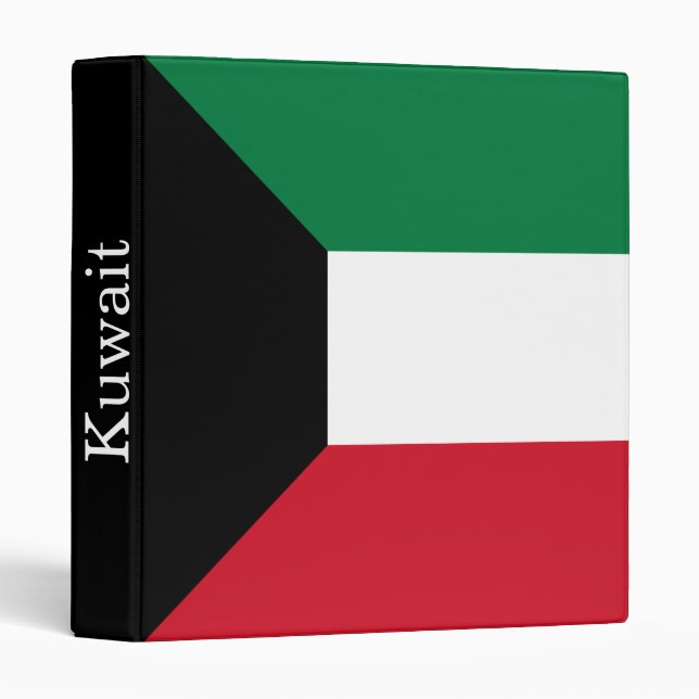 Kuwait Flag Binder (Front/Spine)