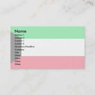 Kuwait Flag Business Card