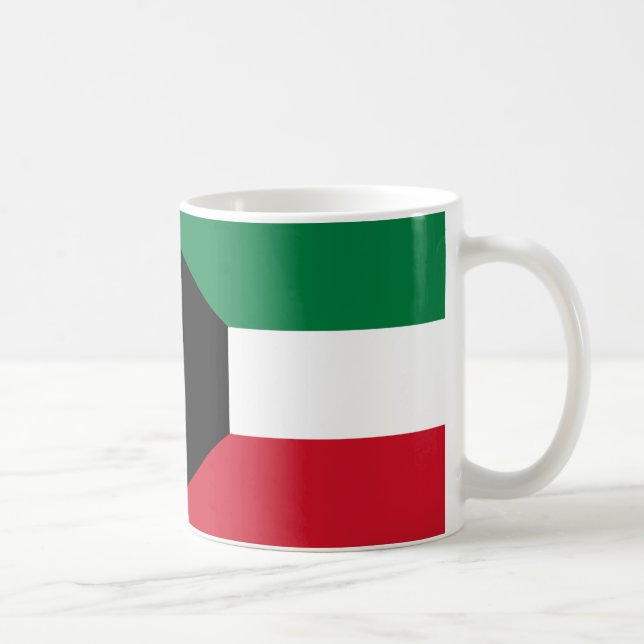 Kuwait Flag Ceramic Mug (Right)