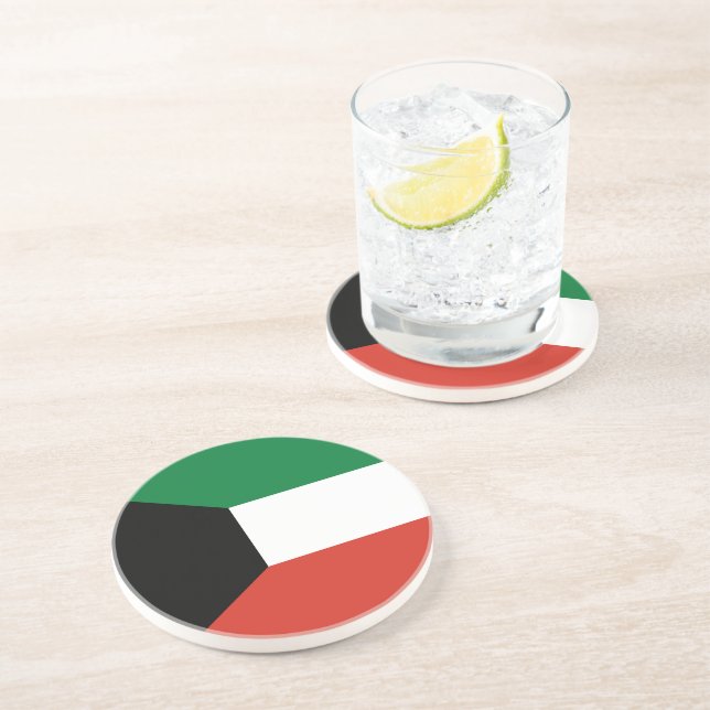 Kuwait flag coaster (Side)