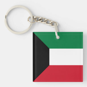 Kuwait Flag Keychain