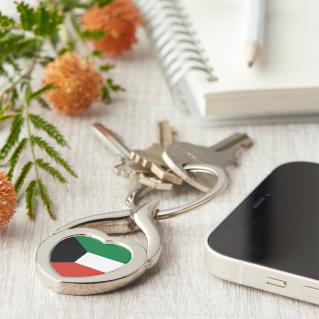 Kuwait flag keychain (Side)