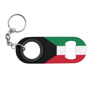 Kuwait Flag Keychain Bottle Opener