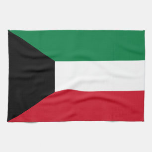 Kuwait Flag Kitchen Towel