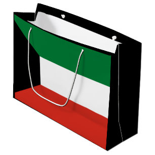 Kuwait flag large gift bag