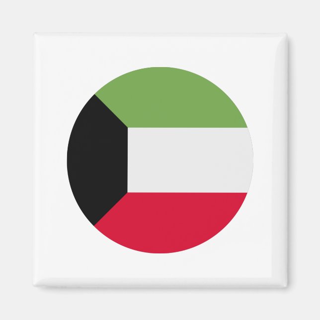 Kuwait Flag Magnet (Front)