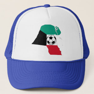 Kuwait Flag Map Trucker Hat