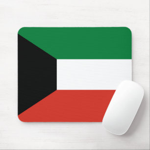 Kuwait flag mouse pad