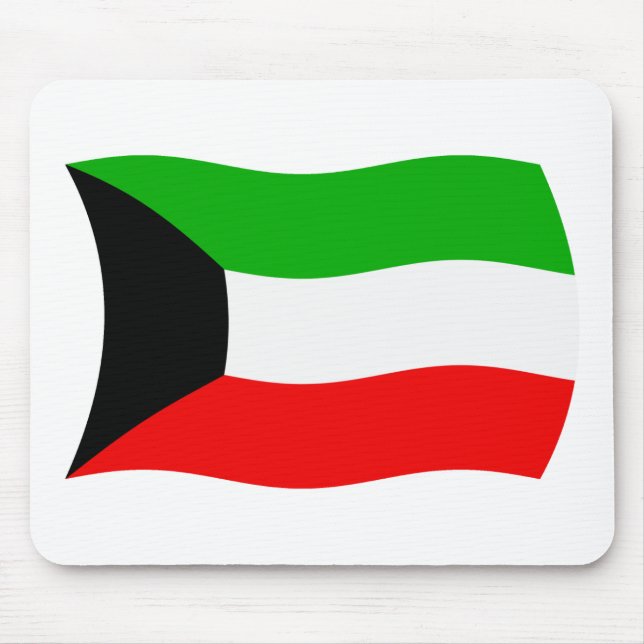 Kuwait Flag Mousepad (Front)