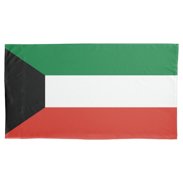 Kuwait flag pillowcase (Front)