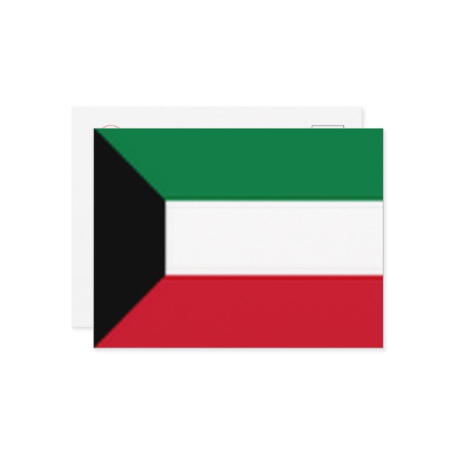 Kuwait - Flag - Postcard (Front/Back In Situ)