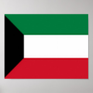 Kuwait - Flag - Poster